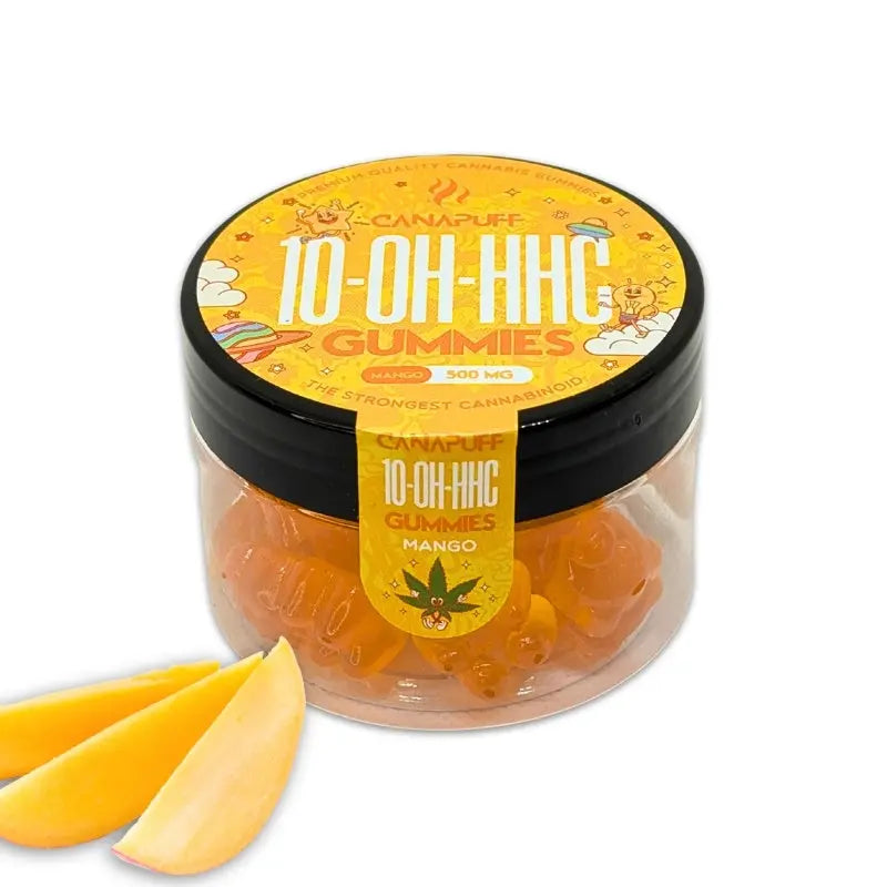 Canapuff 10-OH Gummies Mango – THC-freie Cannabis Edibles kaufen in Düsseldorf