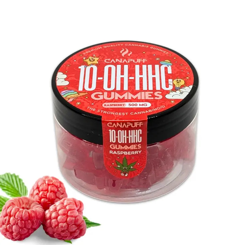 Canapuff 10-OH Gummies Raspberry – Himbeer Edibles kaufen bei Cannana Düsseldorf