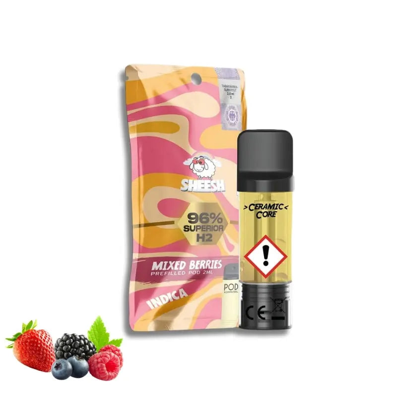 Sheesh Pod Mixed Berries Superior Blend – 1 ml legaler Vape Pod kaufen bei Cannana Düsseldorf