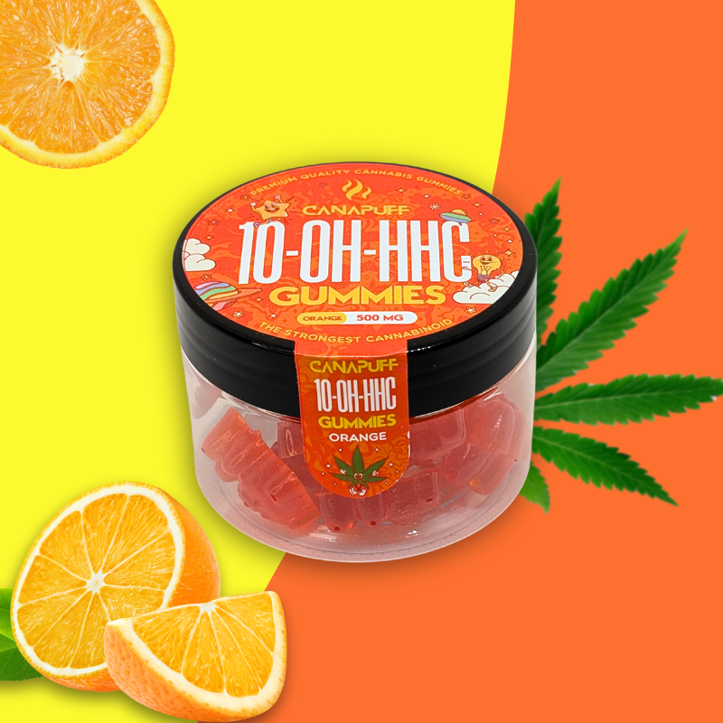 CanaPuff 10-O-H Gummies Orange