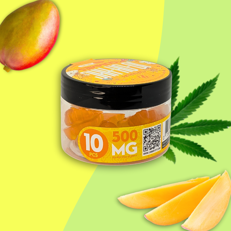 CanaPuff 10-O-H Gummies Mango