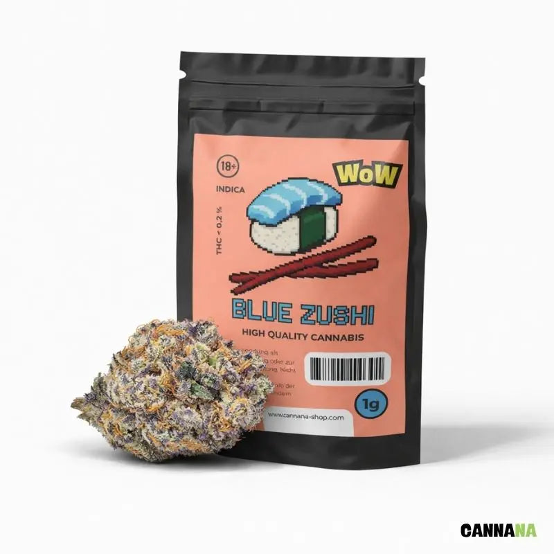 Blue Zushi Blüten Verpackung 1g