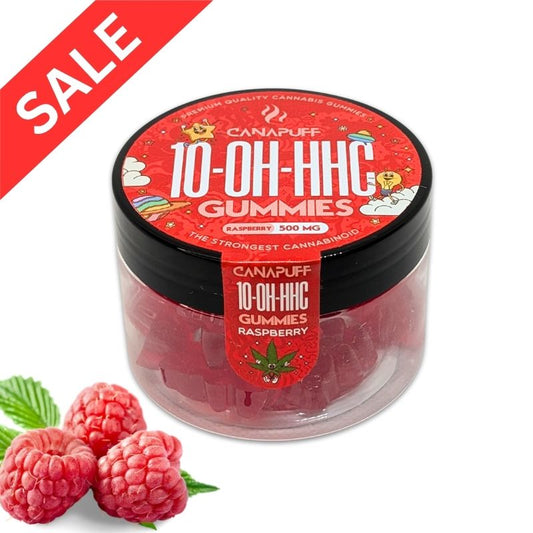 SALE - Canapuff 10-OH Gummies Raspberry – Himbeer Edibles kaufen bei Cannana Düsseldorf