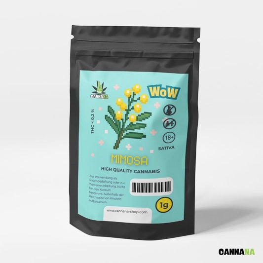 Mimosa Cannabis Blüte Beutel 1g