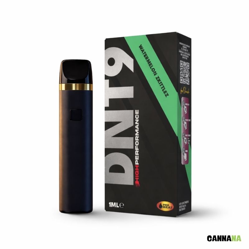 Sheesh DNT9 Vape Watermelon Zkittlez – fruchtiges Aroma in schwarz-grünem Design